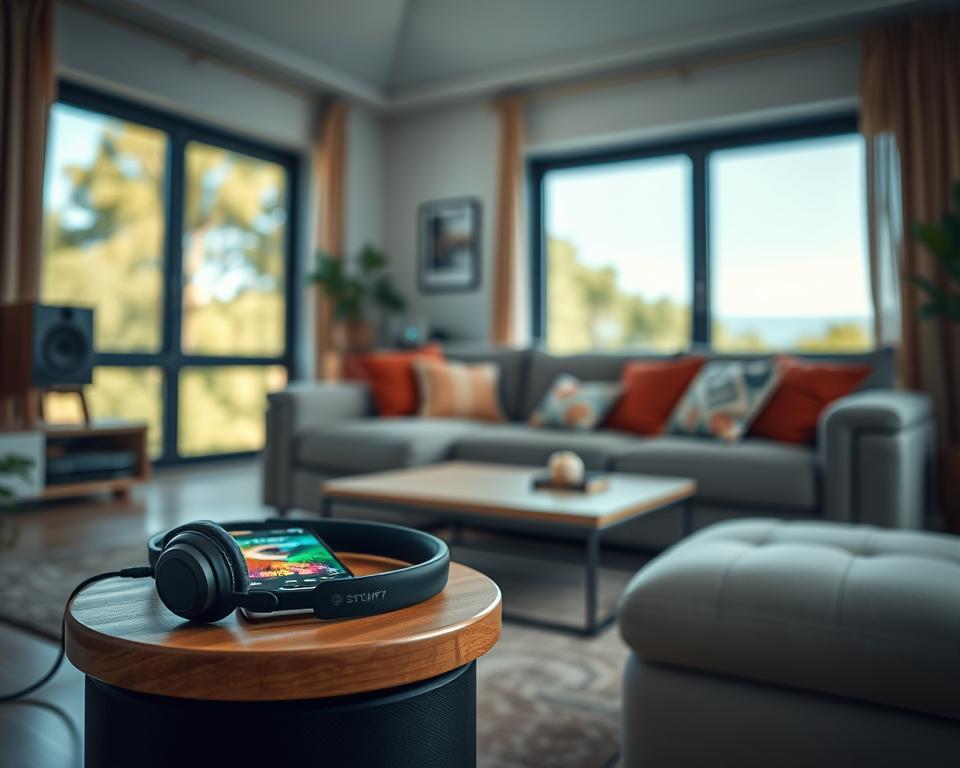 Listening to Spotify